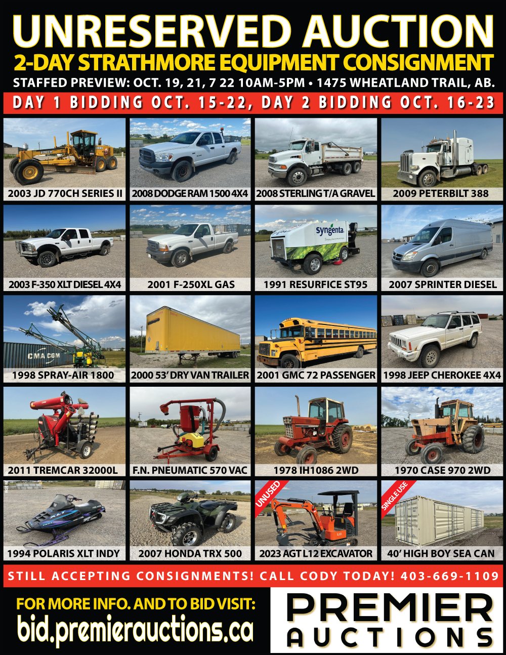 Strathmore Consignment Auction October 22 AND 23, 2024